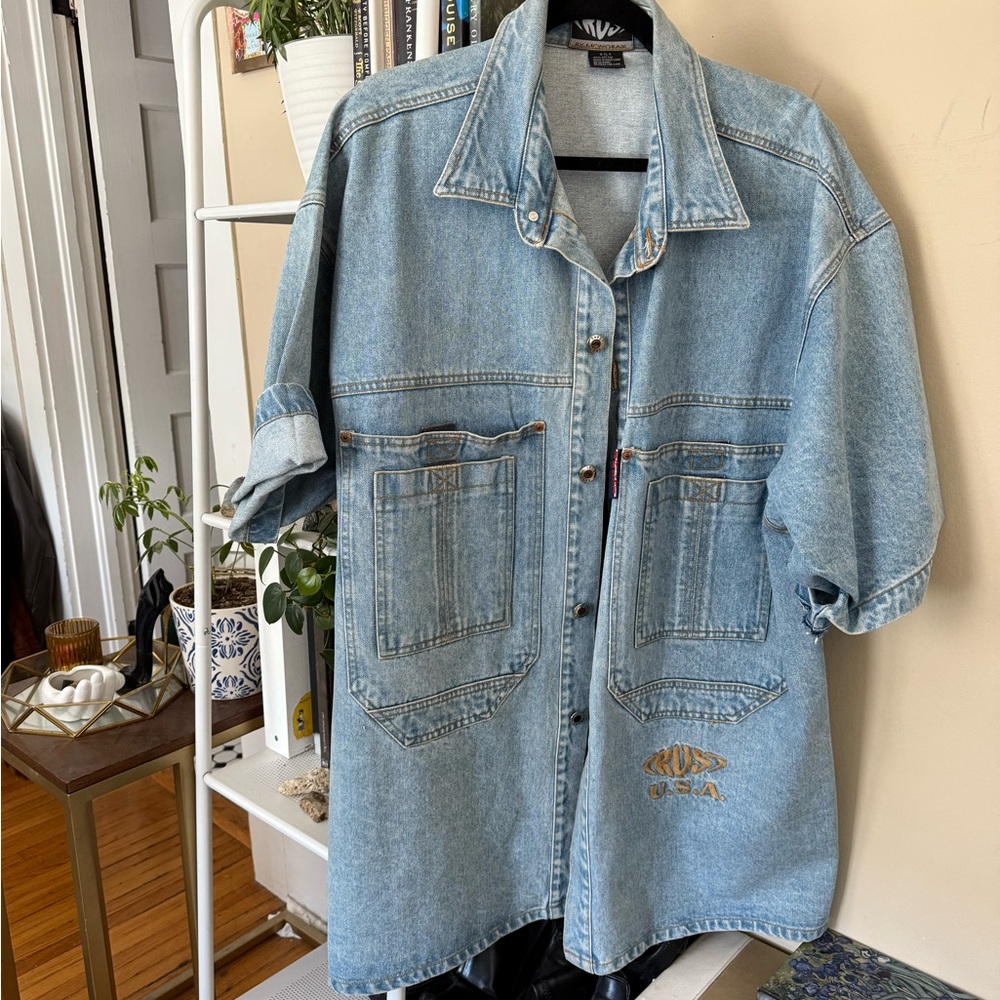Vintage TRUST Short Sleeved Jean Jacket